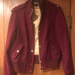 Baby Phat Bordeaux Wool Jacket